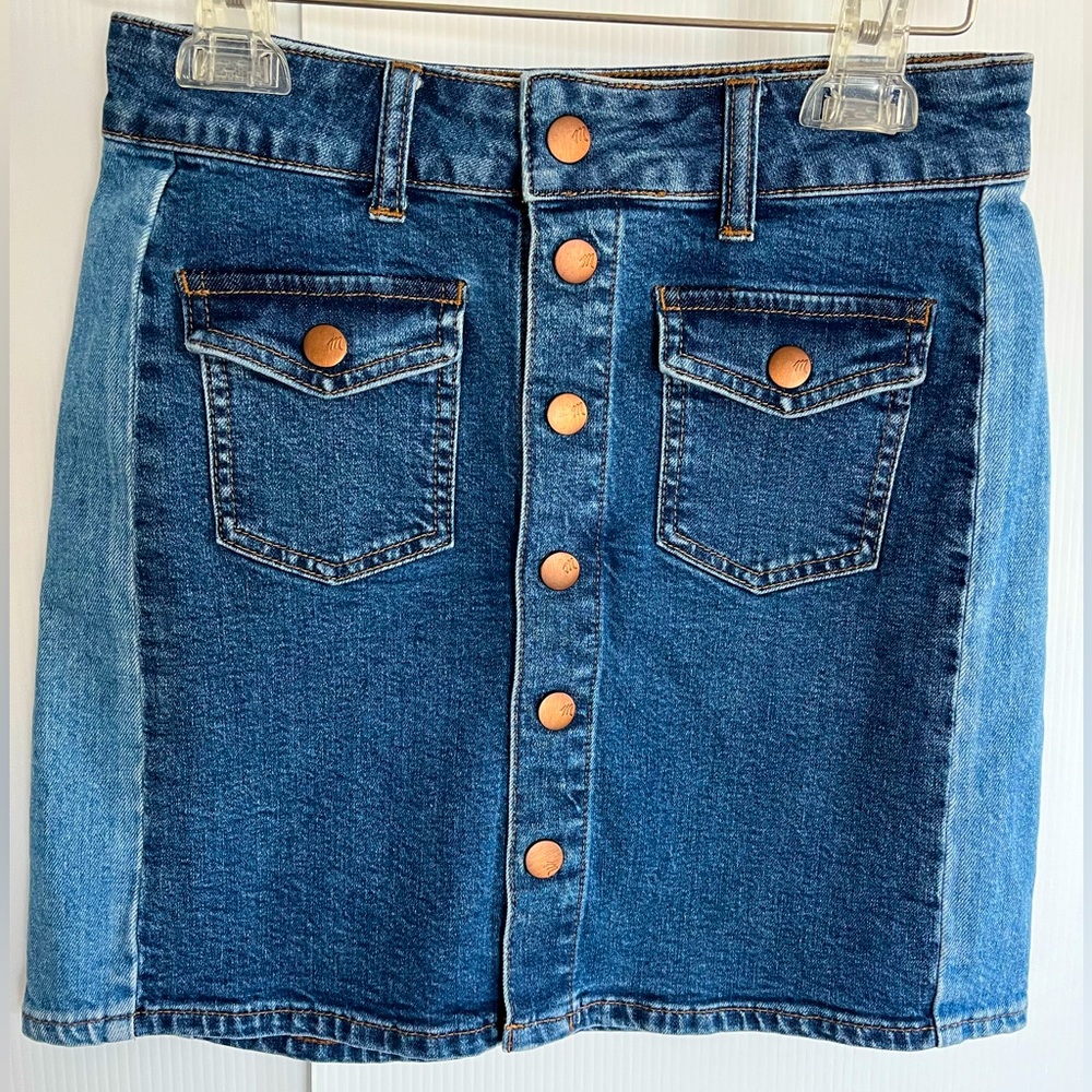 MADEWELL denim skirt